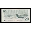 Image 1 : 2 Digit Radar Bank of Canada $20, 1991