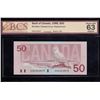Image 1 : Bank of Canada $50, 1988