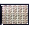 Image 2 : 1986 Bank of Canada $2 Banknote Sheet of Uncut 40 Notes - 5X8 Format CBJ Prefix