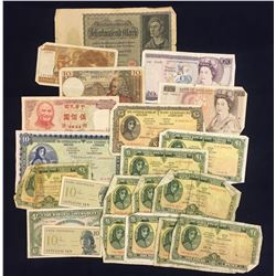 Foreign Banknotes - Lot of 21
