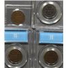 Image 2 : 1888 One Cent - Lot of 4