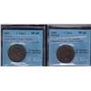 Image 1 : 1891 One Cent - Lot of 2
