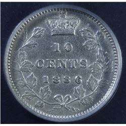 1886 Ten Cents