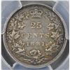 Image 1 : 1881H Twenty-Five Cents