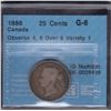 Image 1 : 1886 Twenty-Five Cents