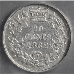 1862 New Brunswick Twenty Cents