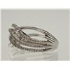 Image 2 : STERLING SILVER DIAMOND(0.40CT)RING REPLACEMENT VALUE $899
