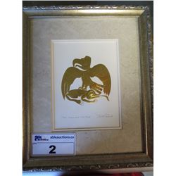 BILL REID THE EAGLE & THE FROG PRINT (ESTATE GOODS)