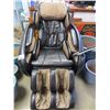 Image 1 : BLACK LEATHER OSAKI ZERO GRAVITY SMART MASSAGE CHAIR MODEL OS4000