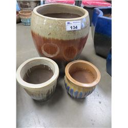 3 PIECES OF NEW VIETNAMESE POTTERY