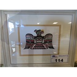 THUNDERBIRD PRINT BY RICHARD SHORTY (15.75 X 13.25")