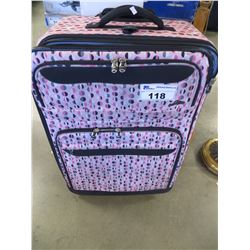 PINK TRAVEL LUGGAGE BAG