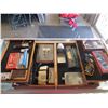 Image 1 : LOT OF MISC COLLECTIBLES FROM ESTATE GOODS (COINS, BIBLE, KNIVES, STARTING PISTOL, ETC)