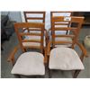 Image 1 : 4 DINING CHAIRS