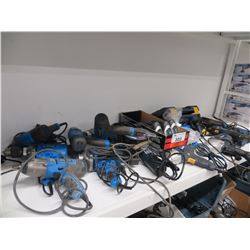 SHELF LOT OF TOOLS (FOR PARTS & REPAIR)