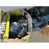 Image 2 : SHELF LOT OF TOOLS & ASSORTMENT OF 18V BATTERIES/TWIN CUTTERS (FOR PARTS & REPAIR)