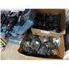 Image 3 : SHELF LOT OF TOOLS & ASSORTMENT OF 18V BATTERIES/TWIN CUTTERS (FOR PARTS & REPAIR)