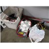Image 2 : 3 TOTES & BOXES OF MISC TOOLS/PAINTING GEAR/ETC