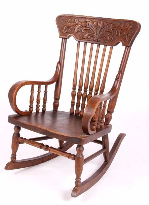 childs vintage rocking chair