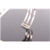 Image 5 : Sterling Silver Turquoise Row Cuff Bracelet.