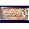 Image 2 : BANK OF CANADA 100$ 1954 BC-43b BEATTY RAMINSKY, SERIAL:B/J 5216867
