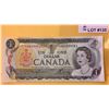 Image 1 : BANK OF Canada 1973 ONE DOLLAR, LAWSON-BOUEY, REPLACEMENT NOTE. BC-46aA. SERIAL: *AN2594282