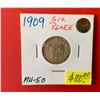 Image 1 : SIX PENCE EDOUARD VII 1909