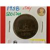 Image 4 : ITALY 500 LIRA 1958