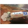 Image 2 : CANADA 1967 FIVE CENTS SOLID ROLL