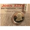 Image 2 : USA JOHN ADAMS 2ND PRESIDENT DOLLAR & COMMEMORATIVE TOKEN2