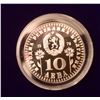 Image 2 : BULGARIA 10 LEVA PROOF SILVER COIN, .925% INTERNATIONAL YEAR OF THE CHILD.