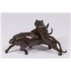 Image 2 : Japanese Bronzed Metal Tiger Attacking Buffalo