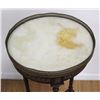 Image 3 : French Marble Top Pedestal/Side Table