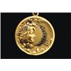 Image 2 : 10K Gold Art Nouveau Locket with Jewels