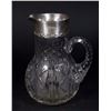 Image 1 : Whiting Sterling Silver & Cut Glass Pitcher