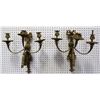 Image 1 : Pair 19th Century French Ormolu 3-Light Sconces