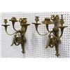 Image 2 : Pair 19th Century French Ormolu 3-Light Sconces