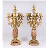 Image 1 : Pair Regence Style Ormolu & Marble Candelabra