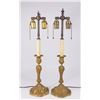 Image 1 : Pair Louis XV Style Ormolu Candlesticks