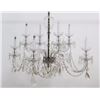 Image 2 : Victorian Style Cut Crystal 8-Light Chandelier