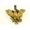 Image 3 : Single Gilt Bronze Eagle Sconce