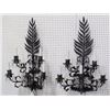 Image 1 : Pair Large Rococo Style Foliate 5-Light Sconces