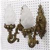 Image 2 : Pair Louis XV Style Gilt Metal Single-Arm Sconces