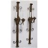 Image 2 : Pr Mission Style Gold Painted Wrought Iron Sconces