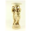 Image 1 : Alabaster Grouping of 4 Graces