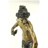 Image 2 : E. Guilbert Bronze Sculpture, Man with Cat & Bird