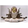 Image 1 : Art Deco Bronze & Marble Clock with Elephants