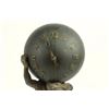 Image 2 : 19th C. Bronze & Marble Atlas with Globe Clock