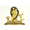 Image 2 : Early 19th C. Gilded Bronze Figural Mantel Clock