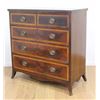 Image 2 : 19th C. Hepplewhite Style Banded Mahogany Chest